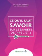 Ce qu'il faut savoit sur le diabète de type 1 et 2: Expliqué simplement