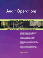 Audit Operations A Complete Guide - 2019 Edition