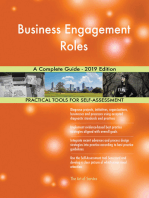 Business Engagement Roles A Complete Guide - 2019 Edition