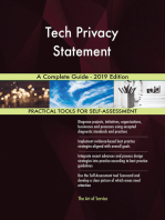 Tech Privacy Statement A Complete Guide - 2019 Edition