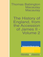 The History of England, from the Accession of James II - Volume 2