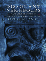 Dissonant Neighbours: Narrative Progress in Early Welsh and English Poetry