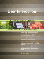 User Interaction A Complete Guide - 2019 Edition