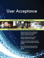 User Acceptance A Complete Guide - 2019 Edition
