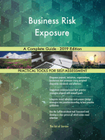 Business Risk Exposure A Complete Guide - 2019 Edition
