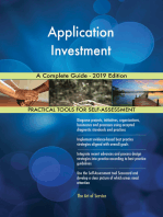 Application Investment A Complete Guide - 2019 Edition