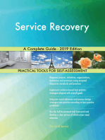 Service Recovery A Complete Guide - 2019 Edition