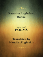 Katerina Anghelaki Rooke. Selected Poems