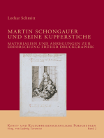 Martin Schongauer: Materialien und Anregungen zur Erforschung früher Druckgraphik