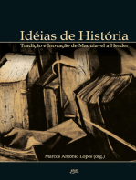 Ideias de história:: tradição e inovação de Maquiavel a Herder