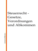 Steuerrecht: Gesetze, Verordnungen und Abkommen