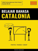 Belajar Bahasa Catalonia - Pantas / Mudah / Cekap: 2000 Perbendaharaan Kata Utama