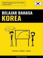 Belajar Bahasa Korea - Pantas / Mudah / Cekap: 2000 Perbendaharaan Kata Utama