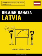 Belajar Bahasa Latvia - Pantas / Mudah / Cekap: 2000 Perbendaharaan Kata Utama
