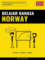 Belajar Bahasa Norway - Pantas / Mudah / Cekap: 2000 Perbendaharaan Kata Utama