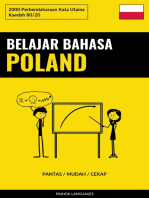 Belajar Bahasa Poland - Pantas / Mudah / Cekap: 2000 Perbendaharaan Kata Utama