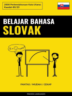 Belajar Bahasa Slovak - Pantas / Mudah / Cekap: 2000 Perbendaharaan Kata Utama