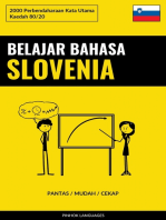 Belajar Bahasa Slovenia - Pantas / Mudah / Cekap: 2000 Perbendaharaan Kata Utama