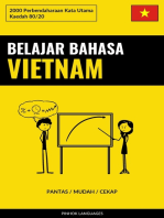 Belajar Bahasa Vietnam - Pantas / Mudah / Cekap: 2000 Perbendaharaan Kata Utama