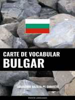 Carte de Vocabular Bulgar: Abordare Bazată pe Subiecte
