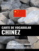Carte de Vocabular Chinez: Abordare Bazată pe Subiecte