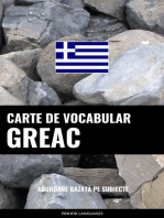 Carte de Vocabular Greac: Abordare Bazată pe Subiecte