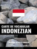 Carte de Vocabular Indonezian: Abordare Bazată pe Subiecte