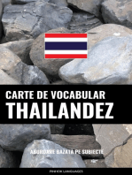 Carte de Vocabular Thailandez: Abordare Bazată pe Subiecte