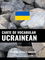Carte de Vocabular Ucrainean: Abordare Bazată pe Subiecte