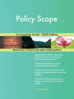 Policy Scope A Complete Guide - 2020 Edition