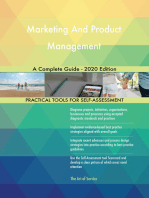 Marketing And Product Management A Complete Guide - 2020 Edition
