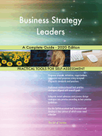 Business Strategy Leaders A Complete Guide - 2020 Edition