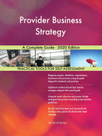 Provider Business Strategy A Complete Guide - 2020 Edition