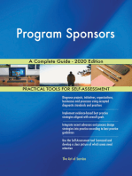 Program Sponsors A Complete Guide - 2020 Edition