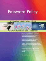 Password Policy A Complete Guide - 2020 Edition