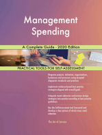 Management Spending A Complete Guide - 2020 Edition