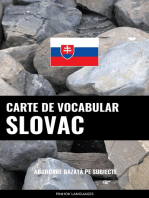 Carte de Vocabular Slovac: Abordare Bazată pe Subiecte