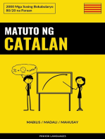 Matuto ng Catalan - Mabilis / Madali / Mahusay: 2000 Mga Susing Bokabularyo