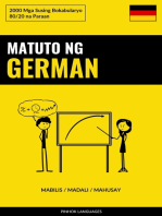 Matuto ng German - Mabilis / Madali / Mahusay: 2000 Mga Susing Bokabularyo