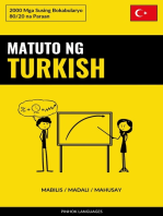 Matuto ng Turkish - Mabilis / Madali / Mahusay: 2000 Mga Susing Bokabularyo
