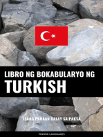 Libro ng Bokabularyo ng Turkish: Isang Paraan Batay sa Paksa