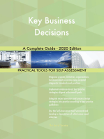 Key Business Decisions A Complete Guide - 2020 Edition