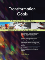 Transformation Goals A Complete Guide - 2020 Edition