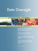Data Oversight A Complete Guide - 2020 Edition