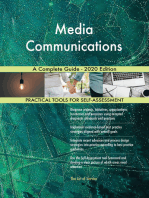 Media Communications A Complete Guide - 2020 Edition
