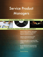 Service Product Managers A Complete Guide - 2020 Edition