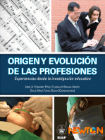 Origen y evolución de las profesiones.: Experiencias desde la investigación educativa.