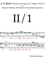 J. S. Bach, Prelude and Fugue in C Major; WTC II and Harmonic Solutions with Patterns of Mental-Bass Progressions