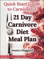 Quick Start Guide to Carnivory + 21 Day Carnivore Diet Meal Plan