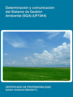 UF1944 - Determinación y comunicación del Sistema de Gestión Ambiental (SGA)